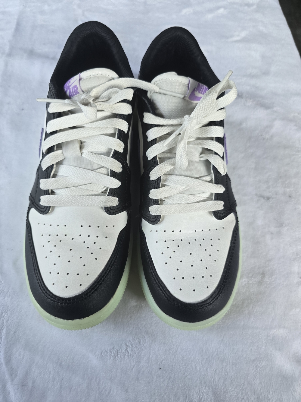 Size 6.5Y Nike Air Jordan 1 Retro Low Og Black Raspberry Hf0410-001 Gs